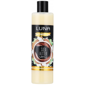 LUNA SHOWER GEL SHEA BUTTER MOISTURIZING LONG LASTING FRAGRANCED BODY WASH 500 ML
